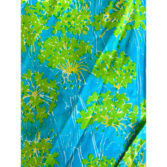 Lilly Pulitzer The Lilly Vintage Blue & Green Wrap Skirt w Pockets unworn XS/S - Picture 3 of 4